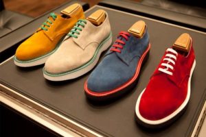 pantofi colorați